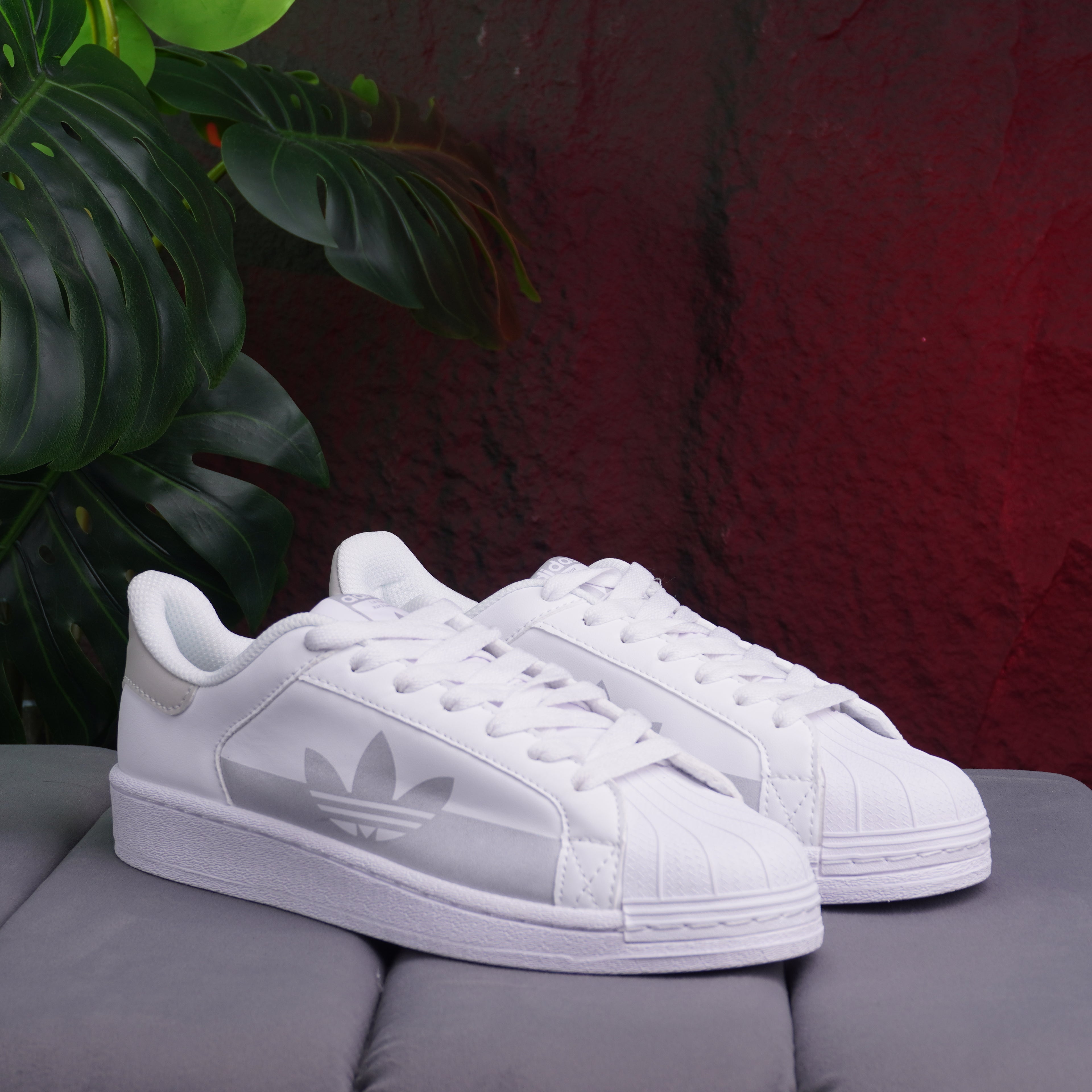ADIDAS CABALLERO BLANCO GRIS