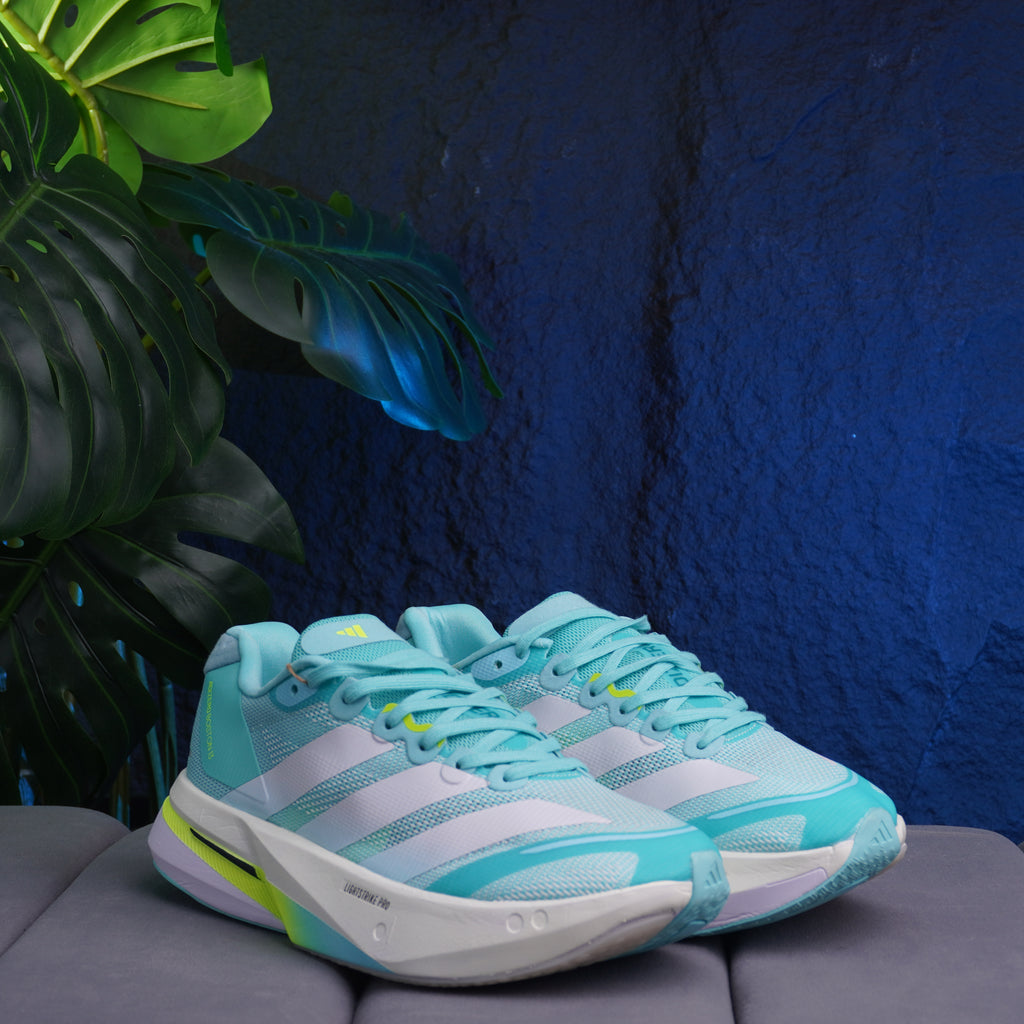 ADIDAS ADIZERO BOSTON VERDE BLANCO DAMA