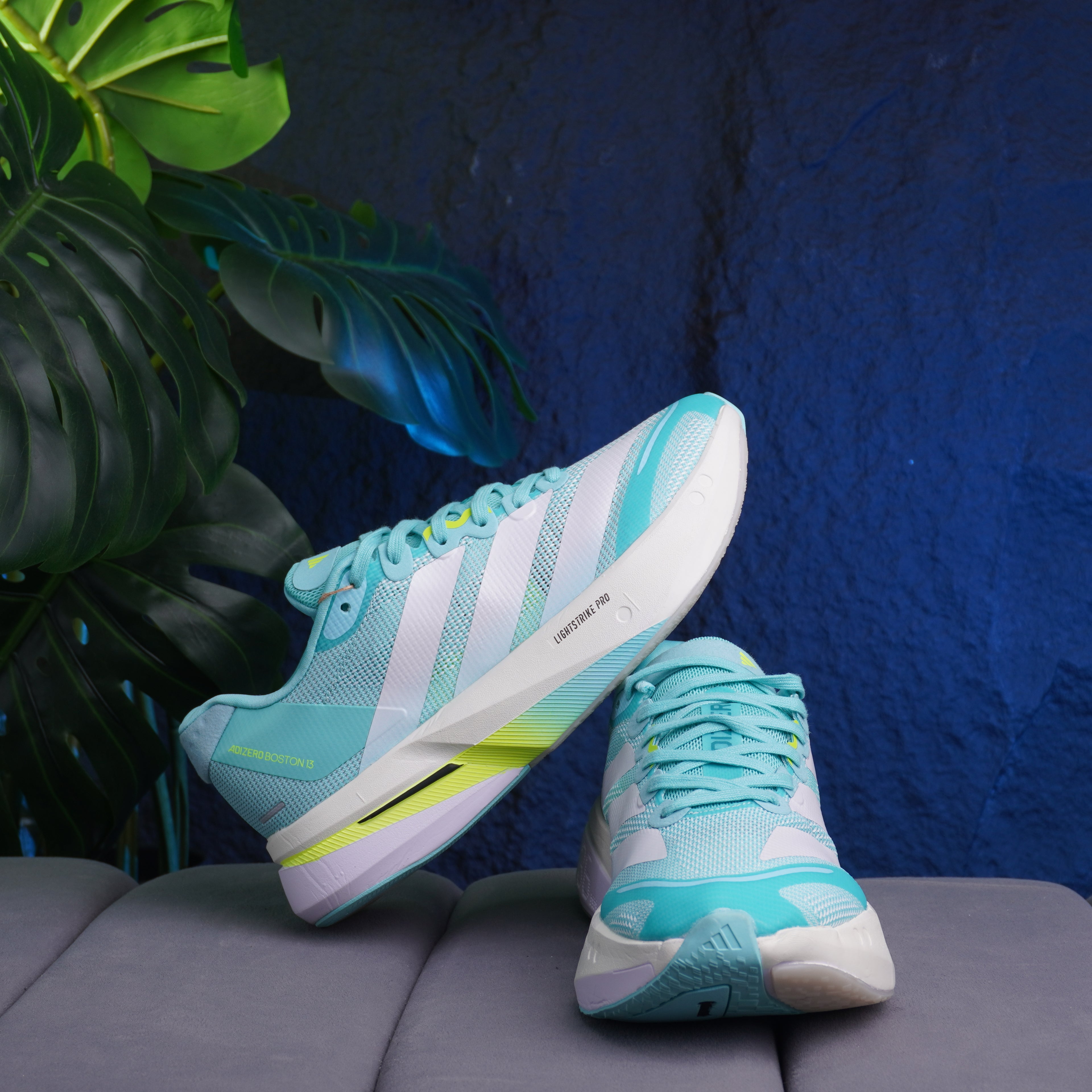 ADIDAS ADIZERO BOSTON VERDE BLANCO DAMA
