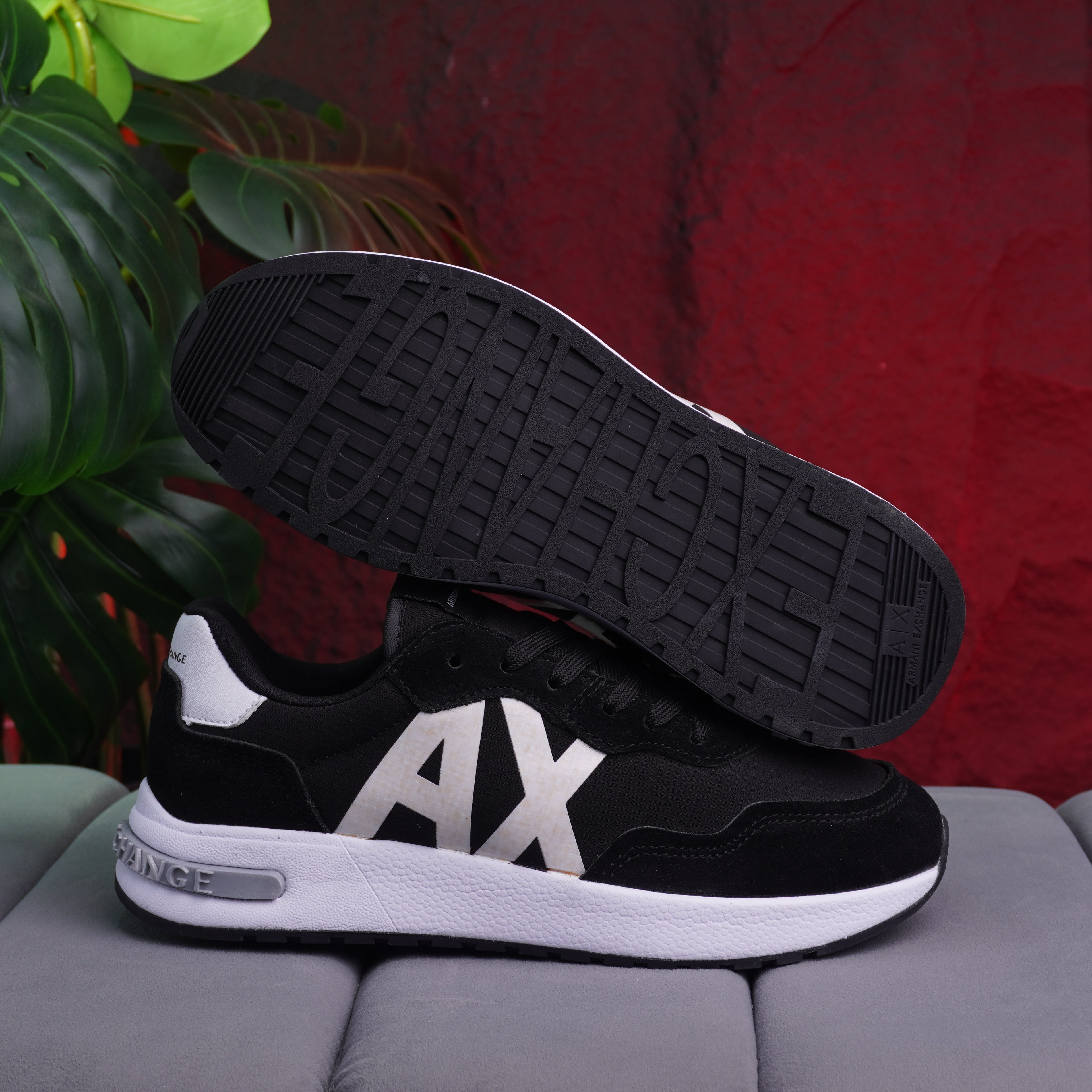 ARMANI EXCHANGE CABALLERO NEGRO BLANCO