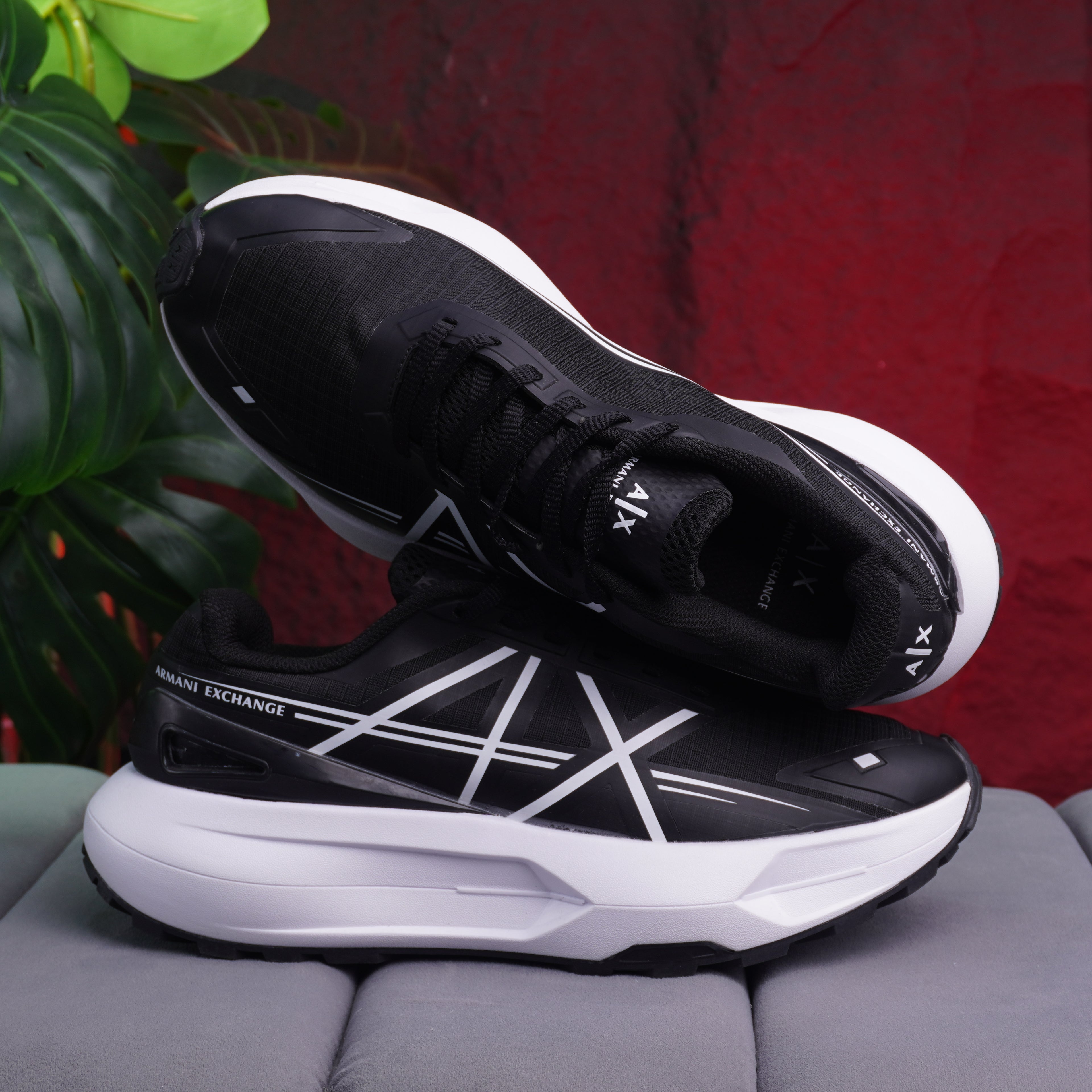 ARMANI COURTCABALLERO NEGRO BLANCO