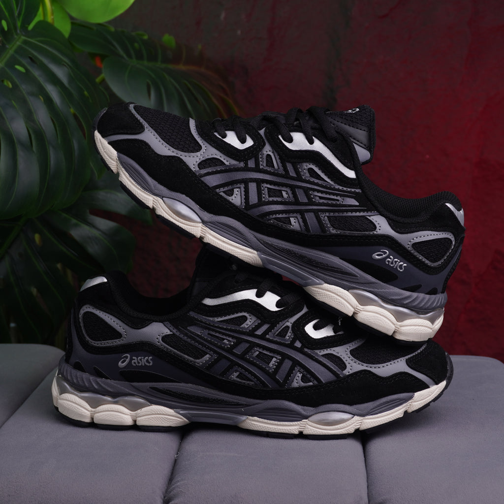 ASICS GEL CABALLERO NEGRO GRIS
