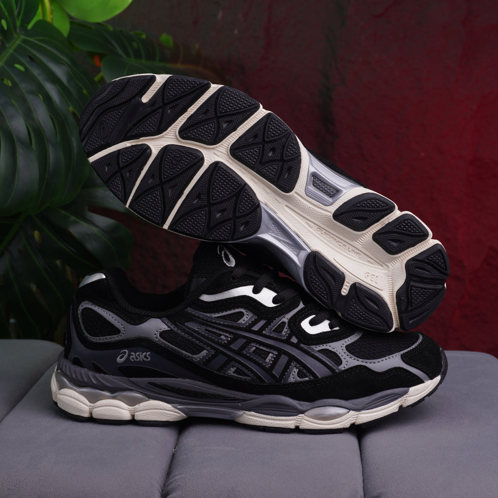 ASICS GEL CABALLERO NEGRO GRIS