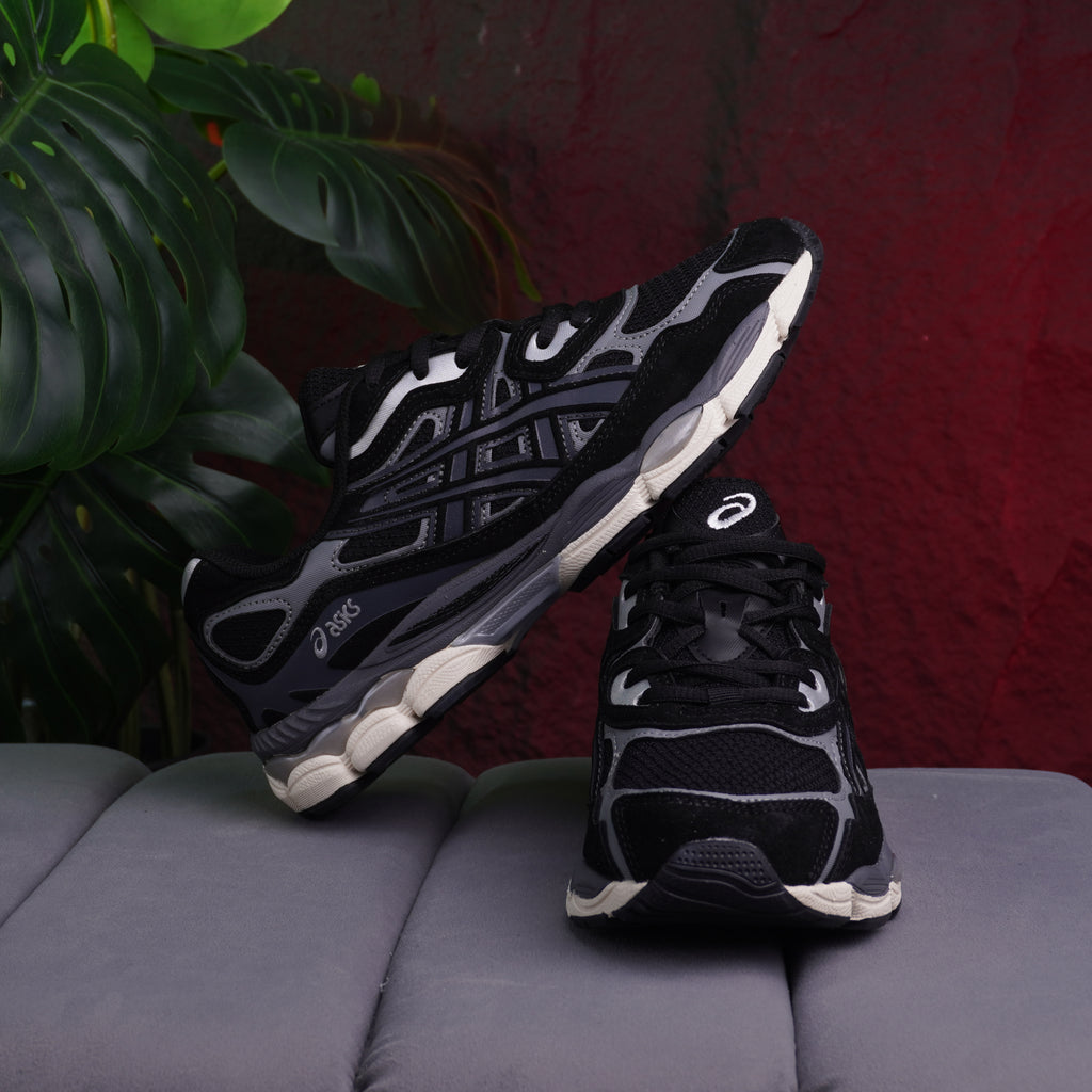 ASICS GEL CABALLERO NEGRO GRIS