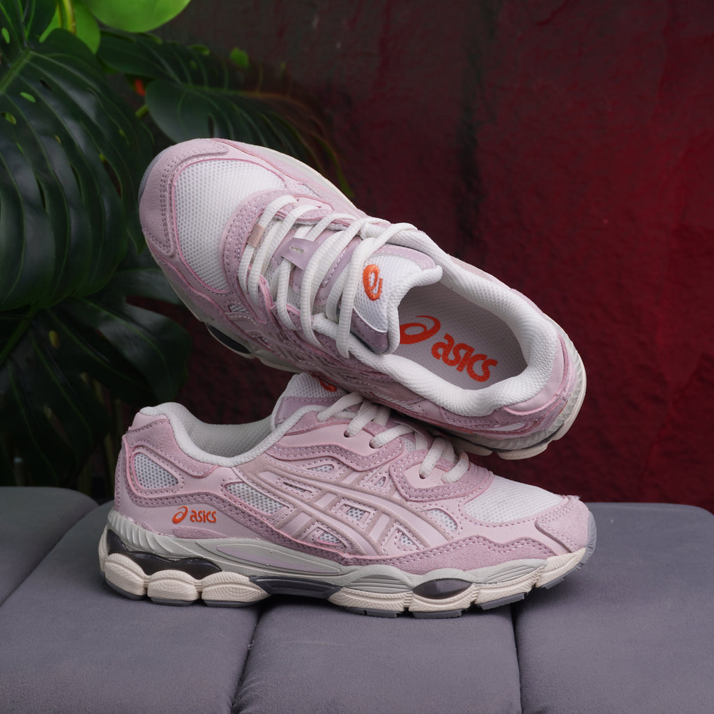 ASICS GEL DAMA BLANCO ROSADO