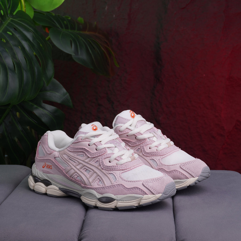 ASICS GEL DAMA BLANCO ROSADO