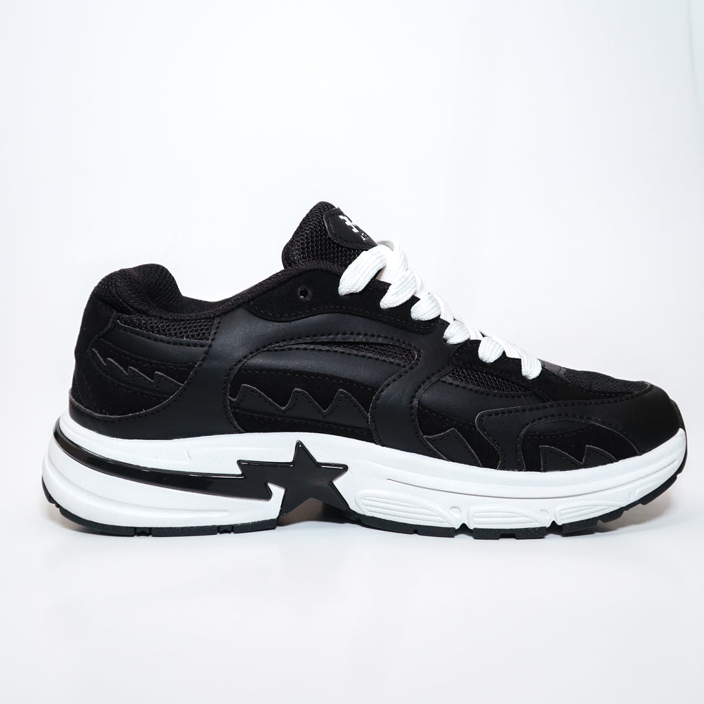 BAPE CABALLERO NEGRO BLANCO