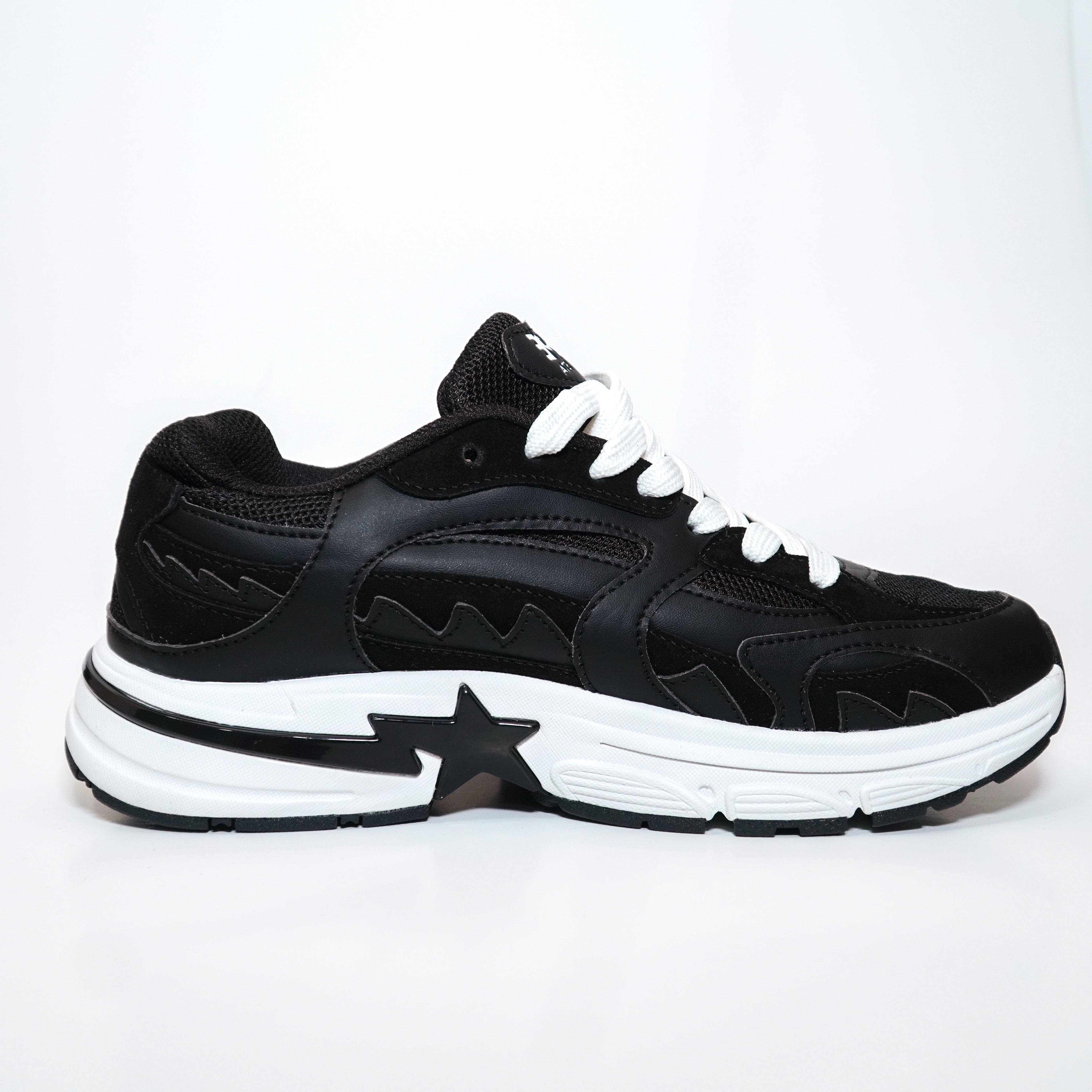 BAPE CABALLERO NEGRO BLANCO