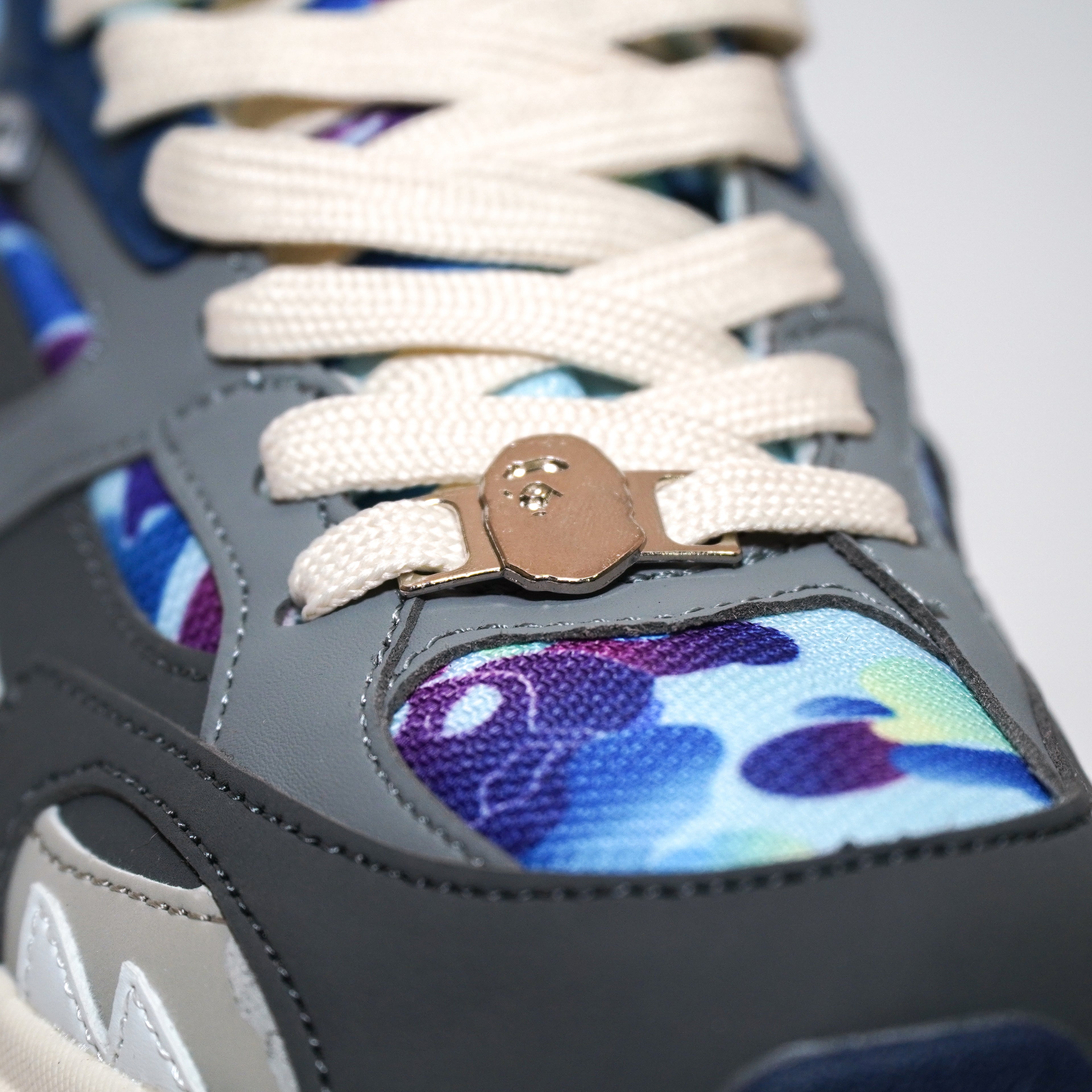 BAPE CABALLERO AZUL GRIS