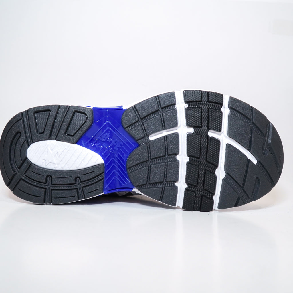 BAPE CABALLERO GRIS AZUL ROJO