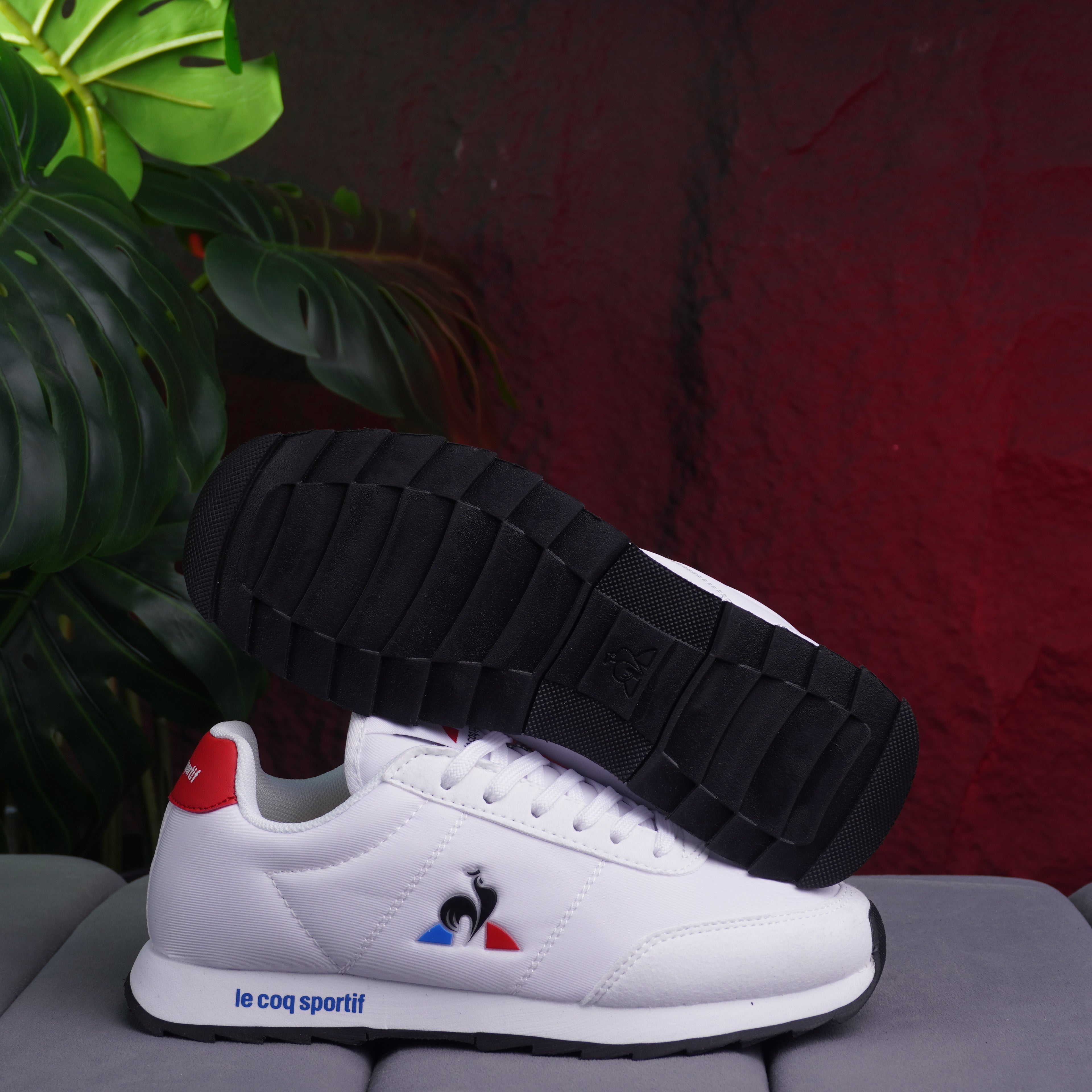LE COQ SPORTIF DAMA BLANCO AZUL ROJO
