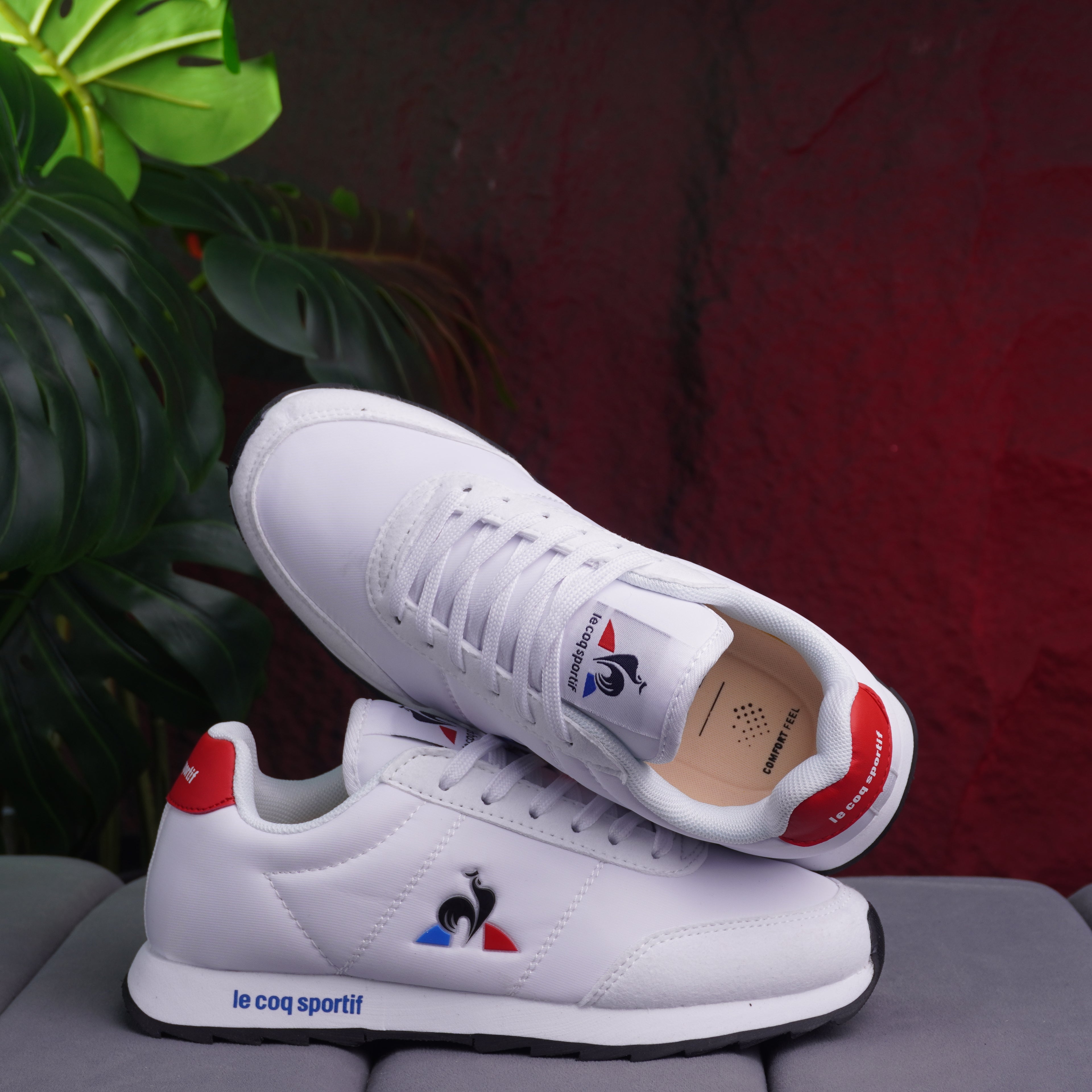 LE COQ SPORTIF DAMA BLANCO AZUL ROJO