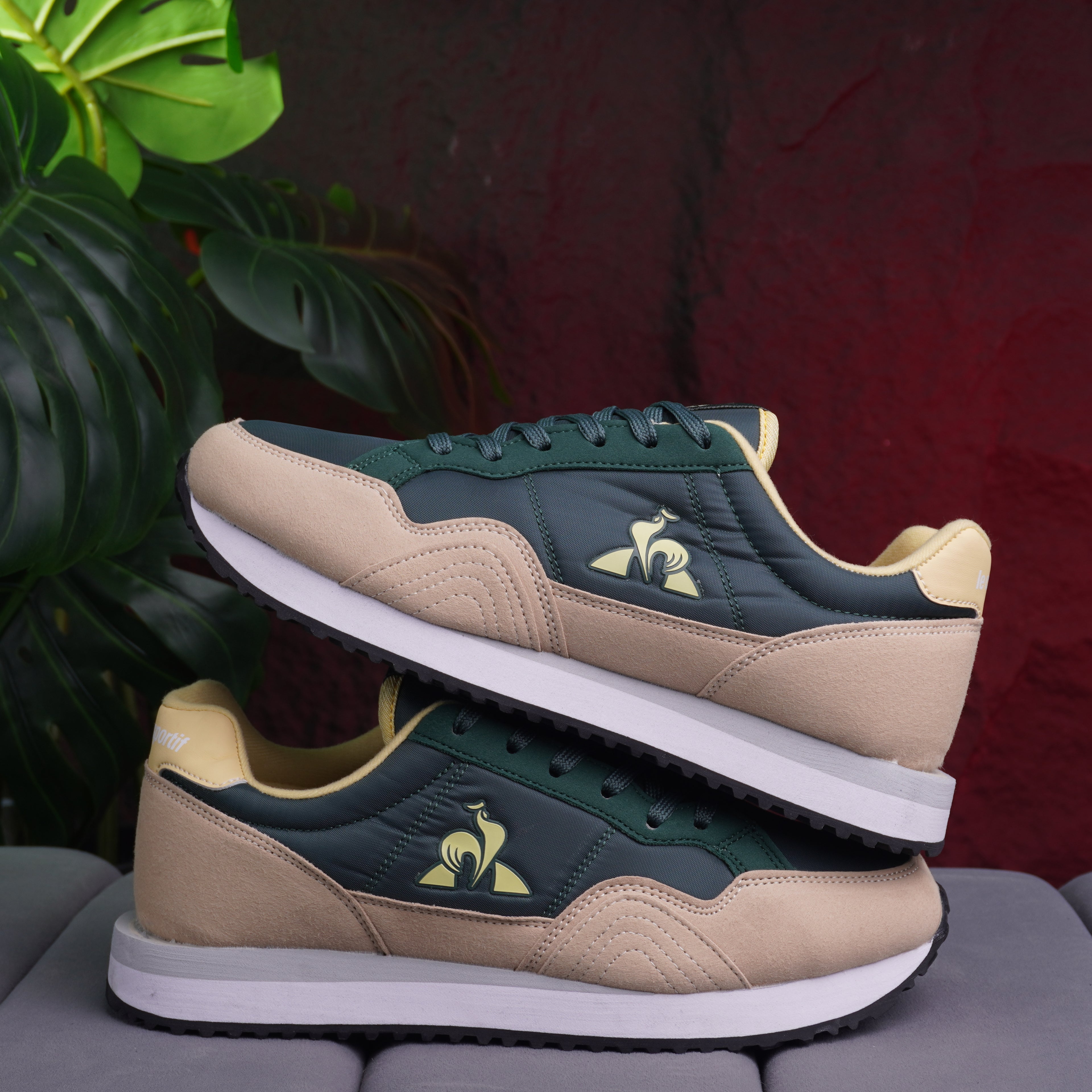 LE COQ JET STAR CABALLERO VERDE BEIGE