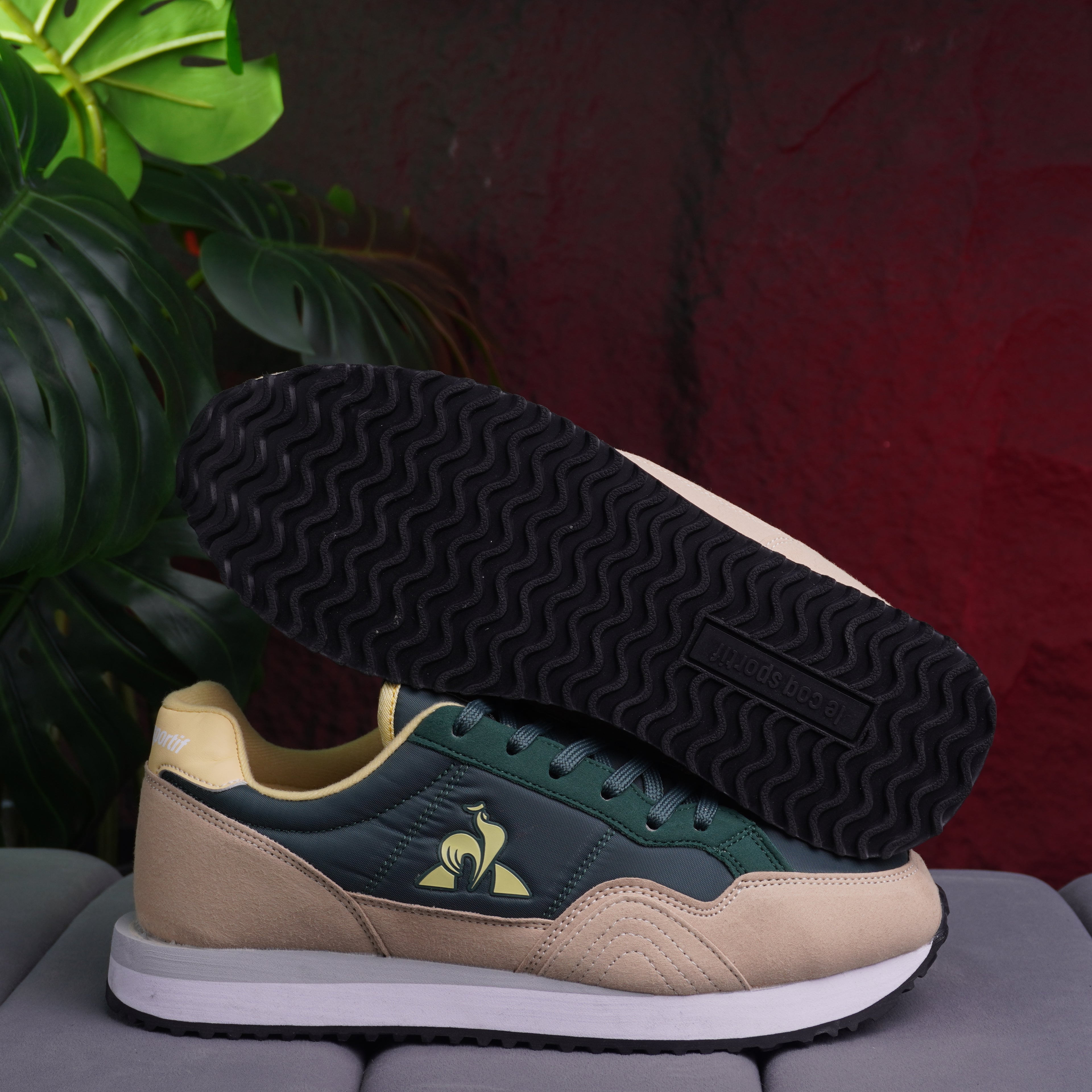 LE COQ JET STAR CABALLERO VERDE BEIGE