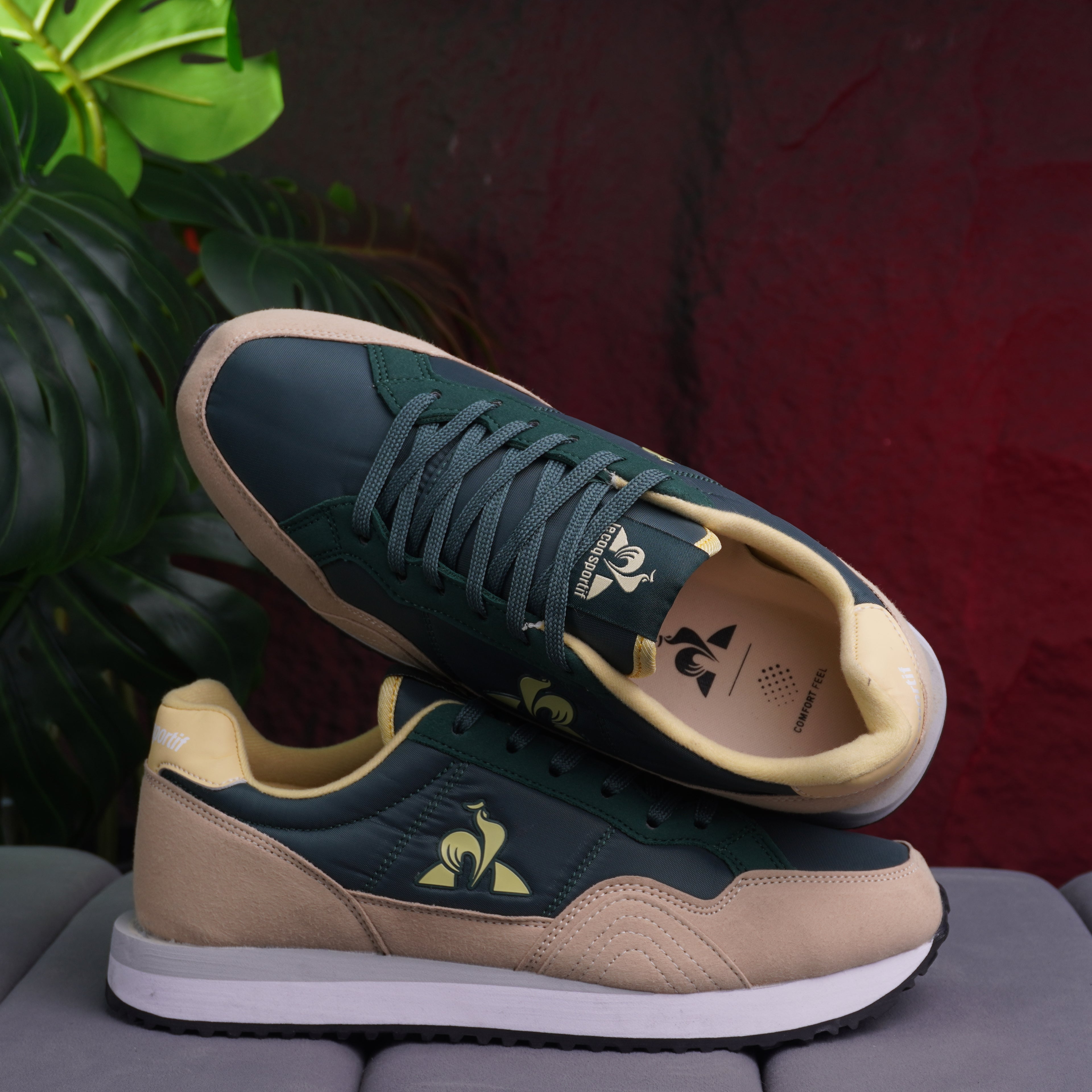 LE COQ JET STAR CABALLERO VERDE BEIGE