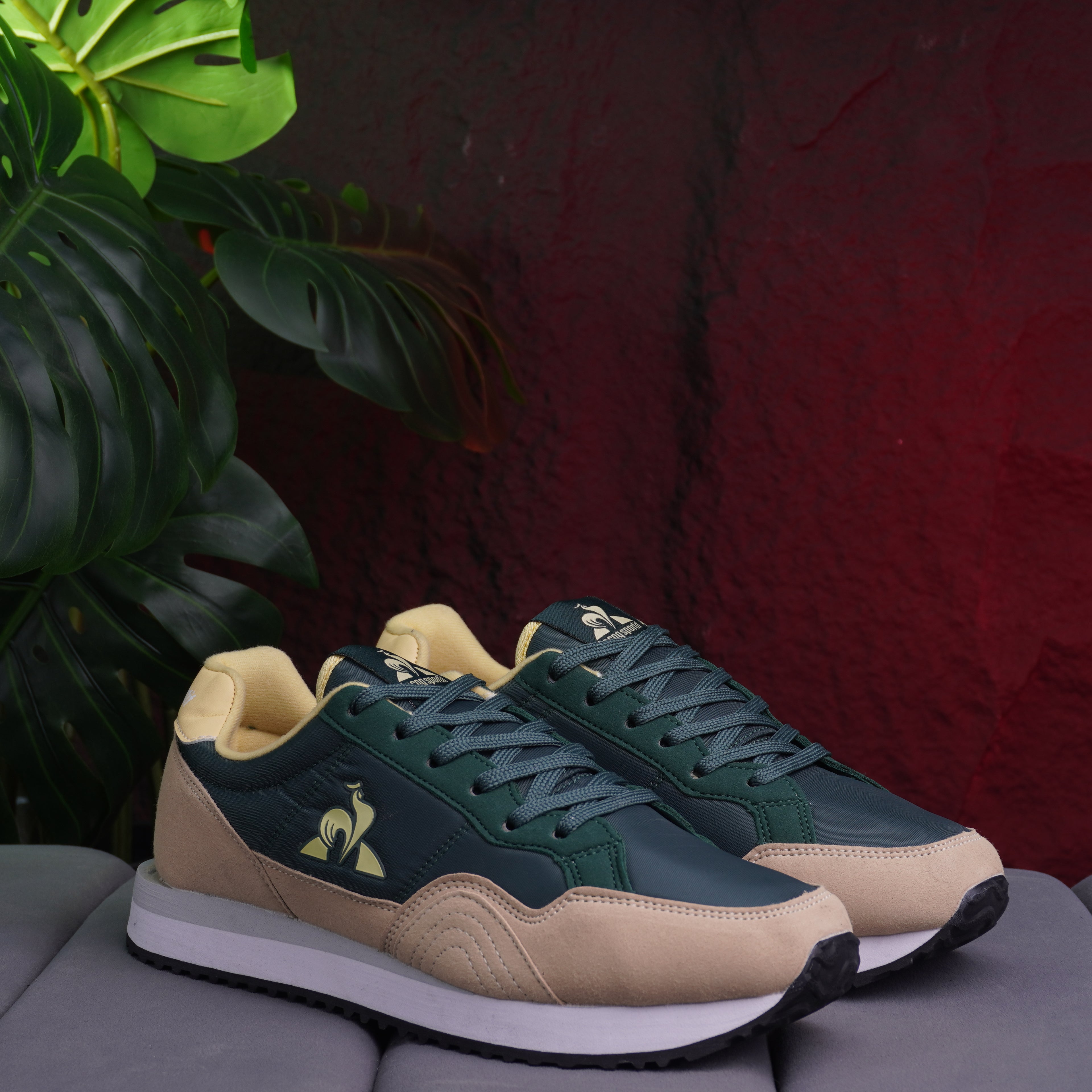 LE COQ JET STAR CABALLERO VERDE BEIGE