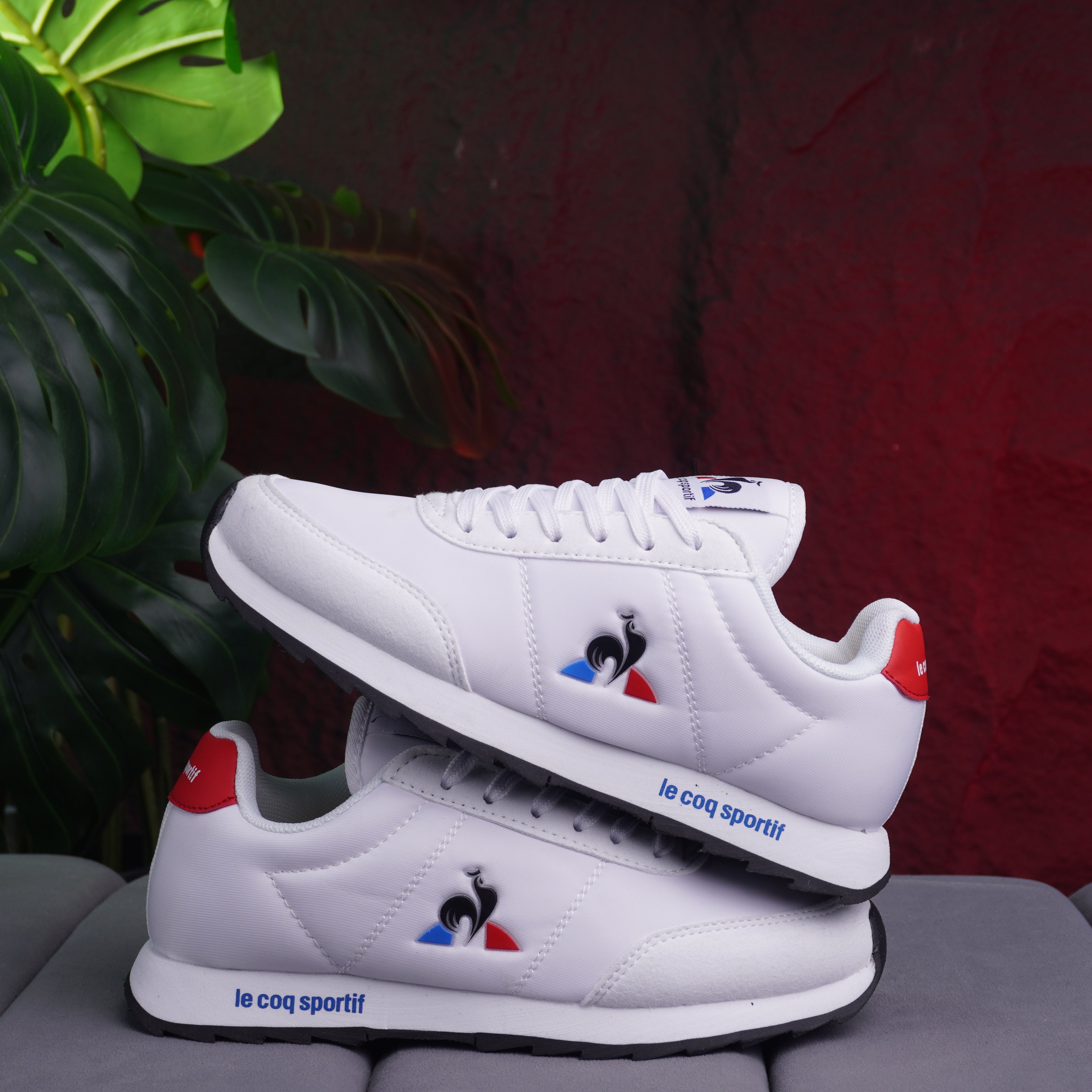 LE COQ SPORTIF DAMA BLANCO AZUL ROJO