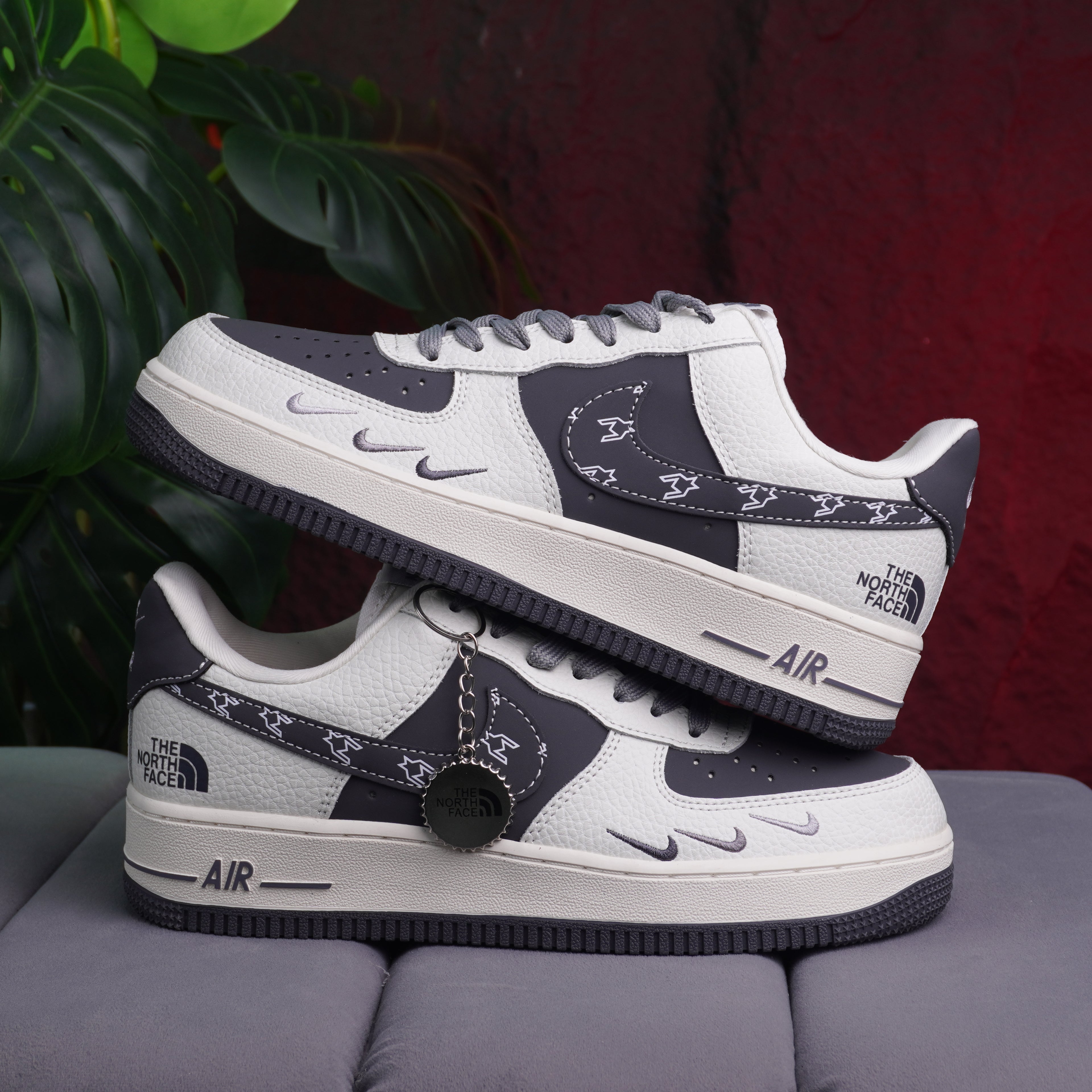 NIKE AIR FORCE CABALLERO BLANCO GRIS