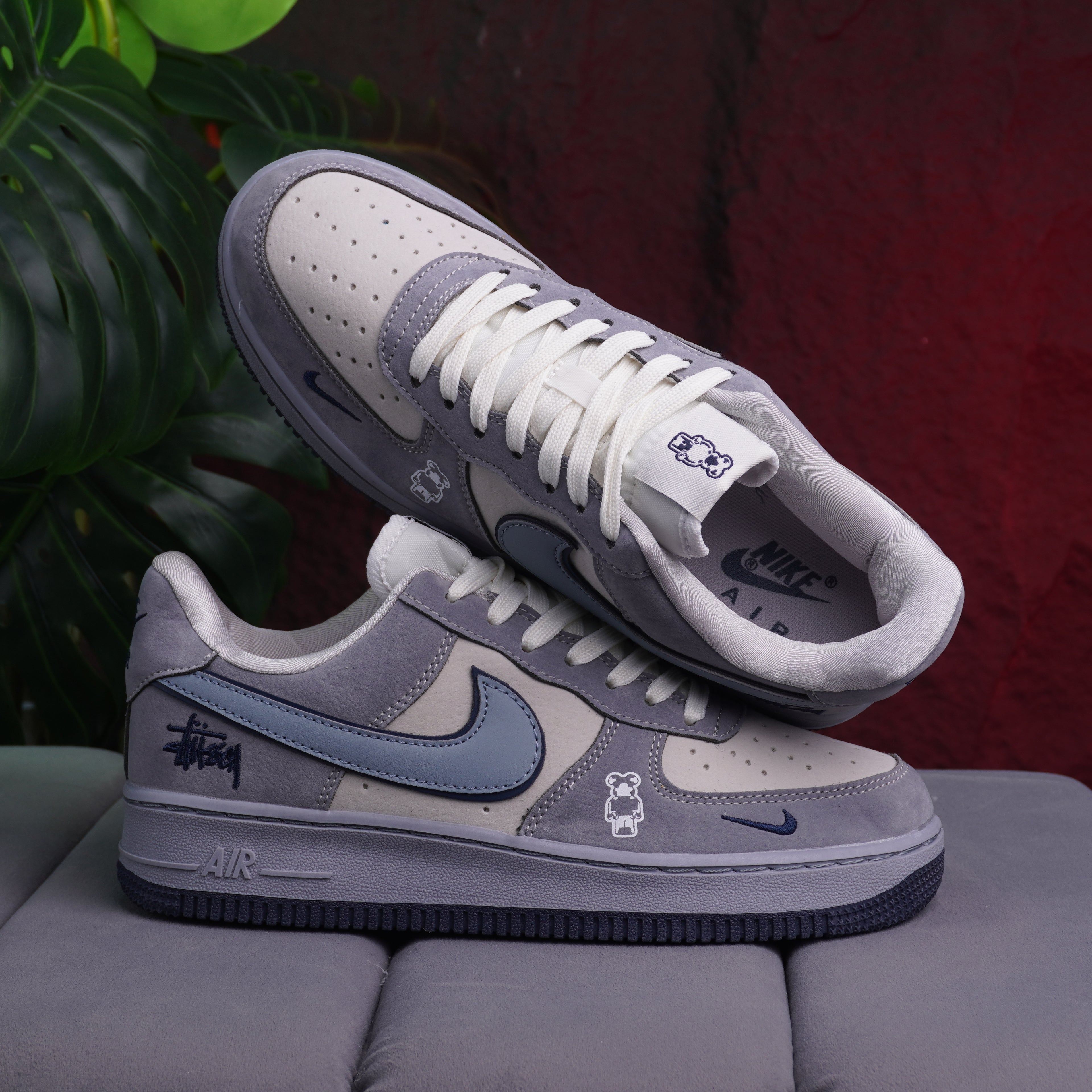 NIKE FOR ONE CABALLERO GRIS AZUL
