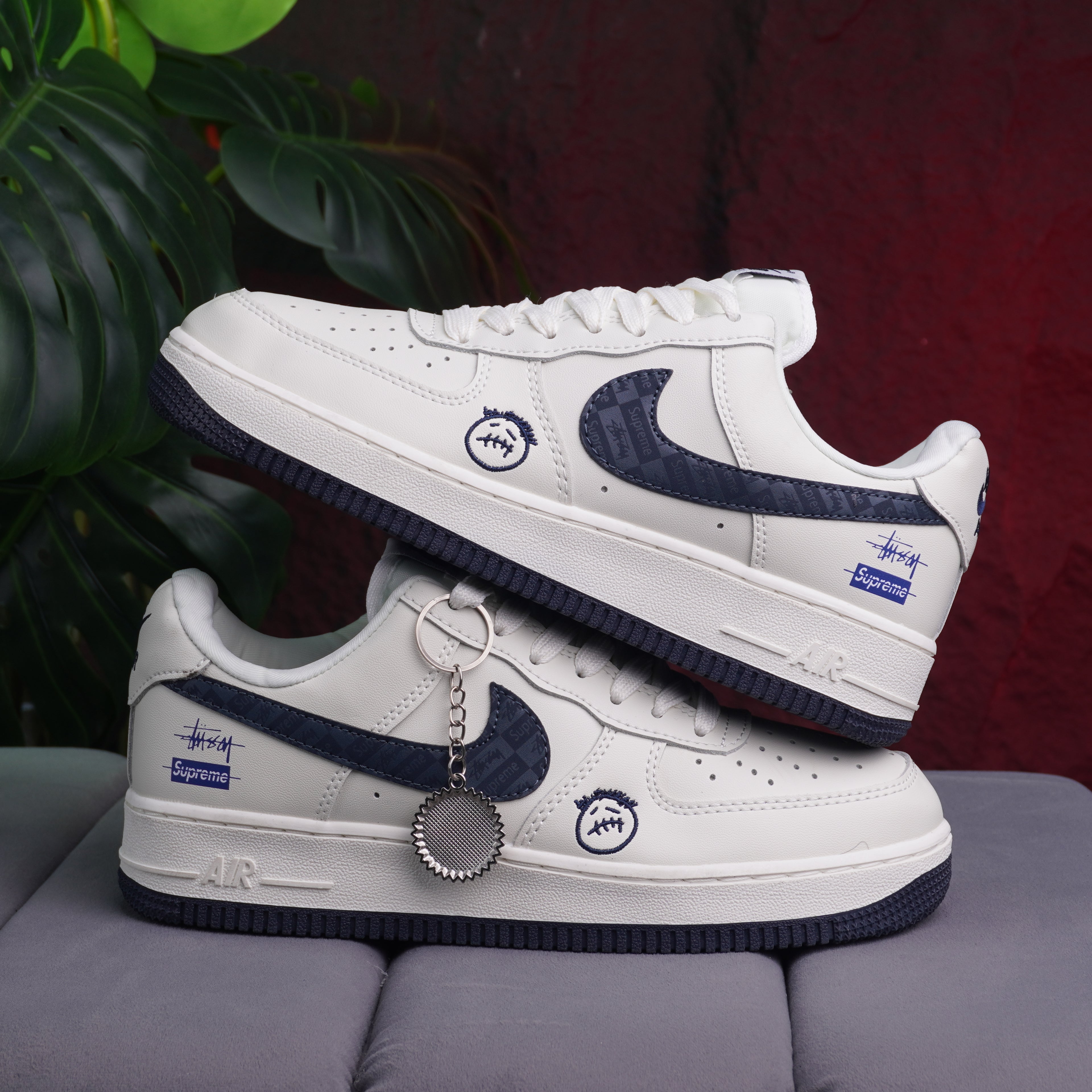 NIKE FOR ONE CABALLERO SUPREME BLANCO AZUL