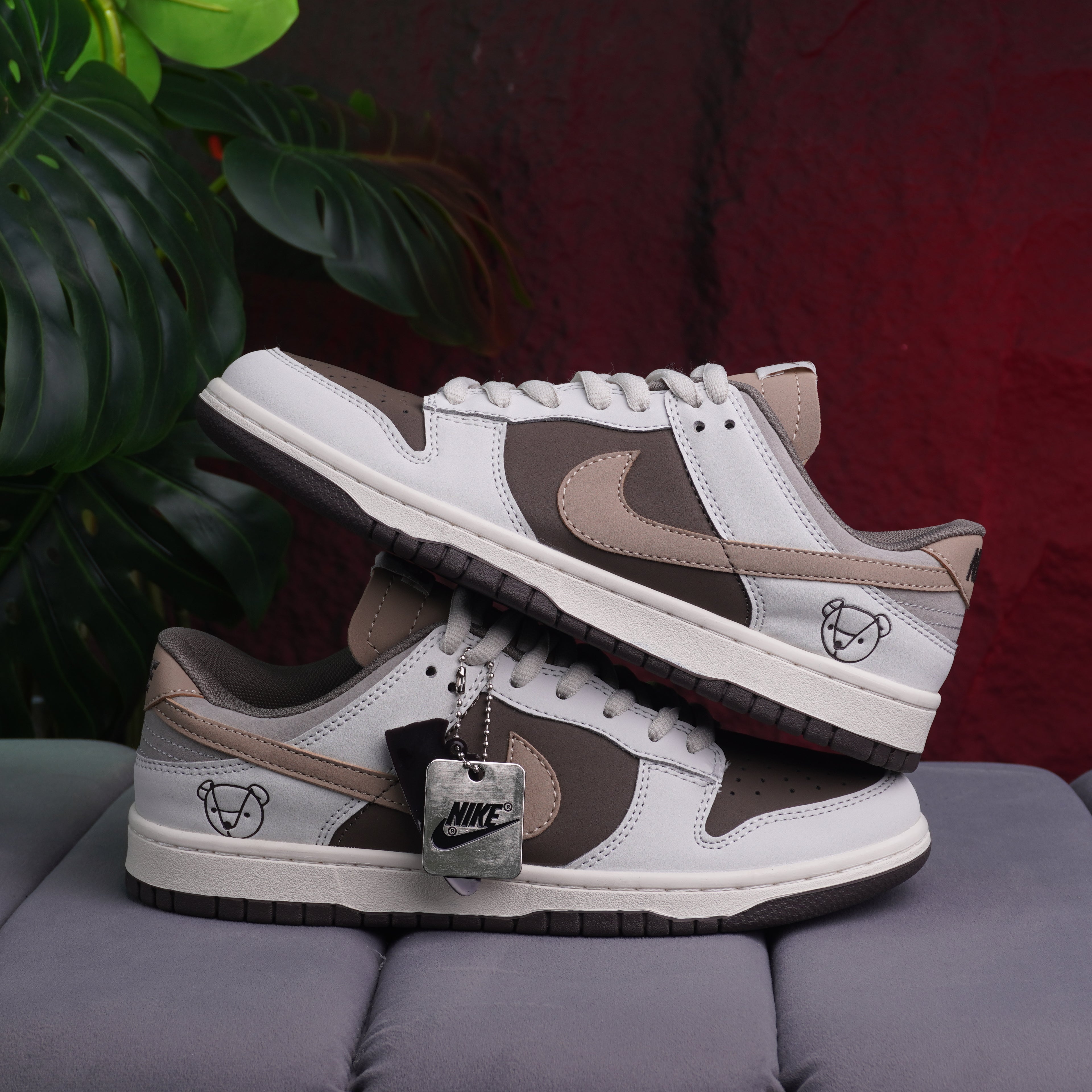 NIKE DUNK LOW CABALLERO BLANCO CAFE