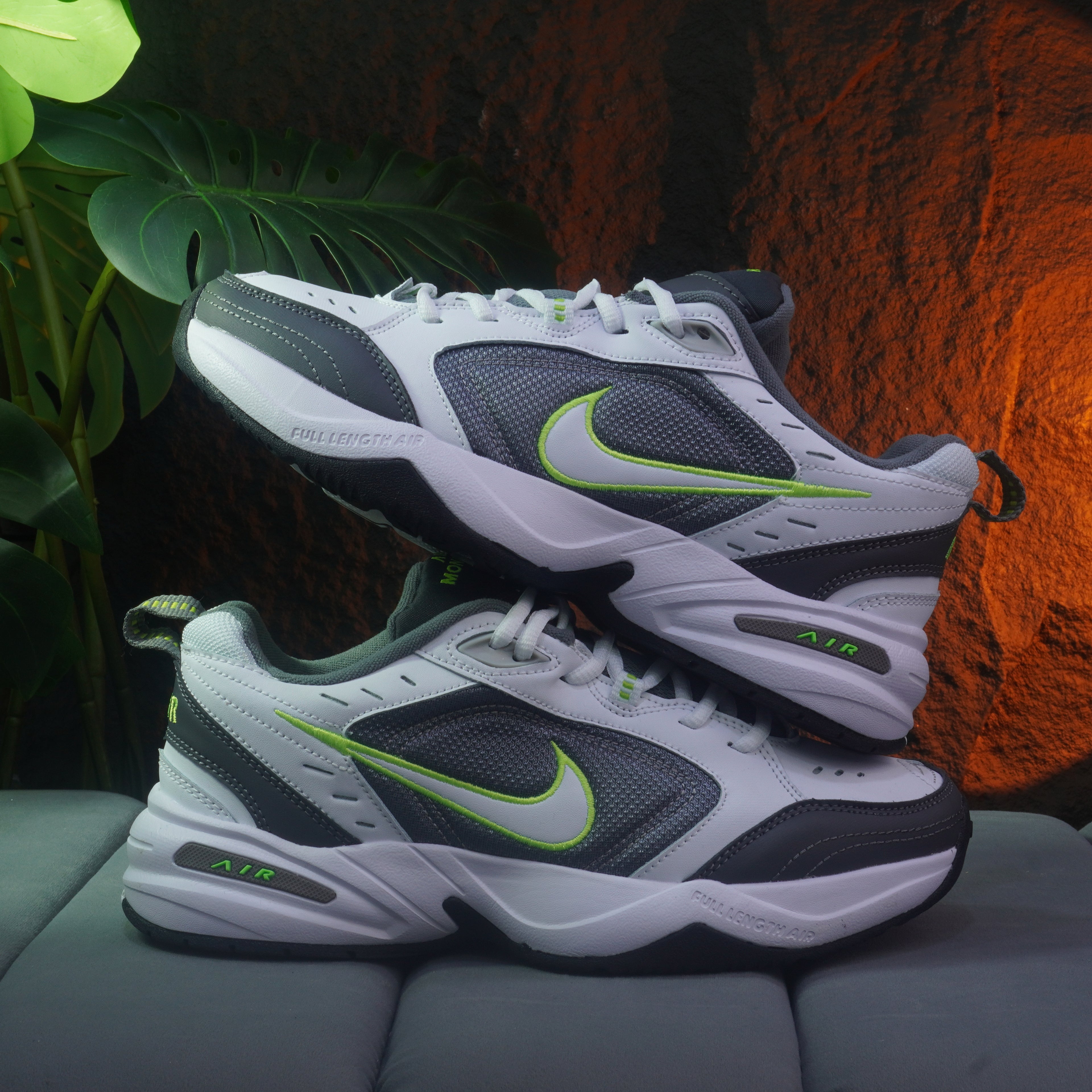 NIKE MONARCH IV CABALLERO BLANCO GRIS VERDE