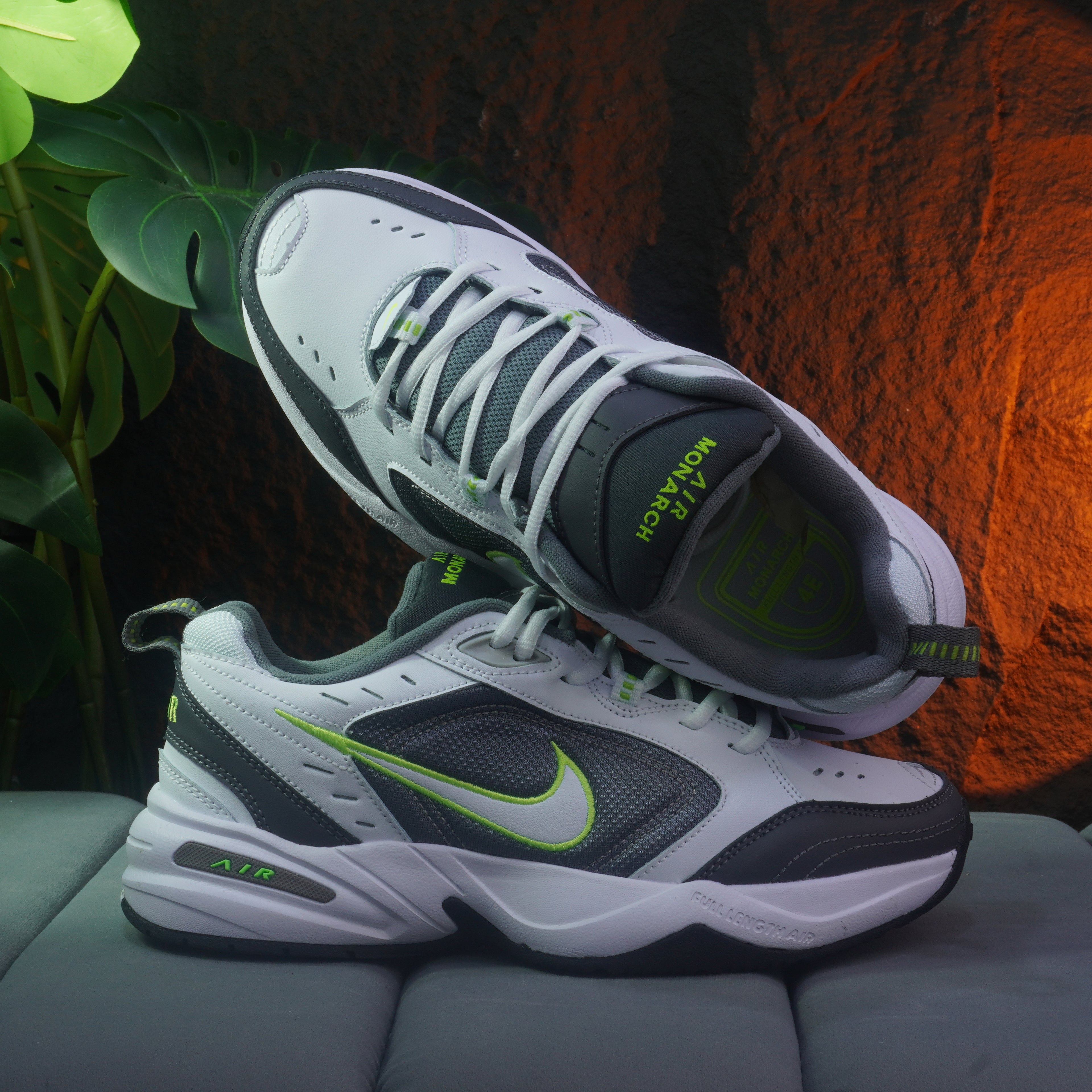 NIKE MONARCH IV CABALLERO BLANCO GRIS VERDE