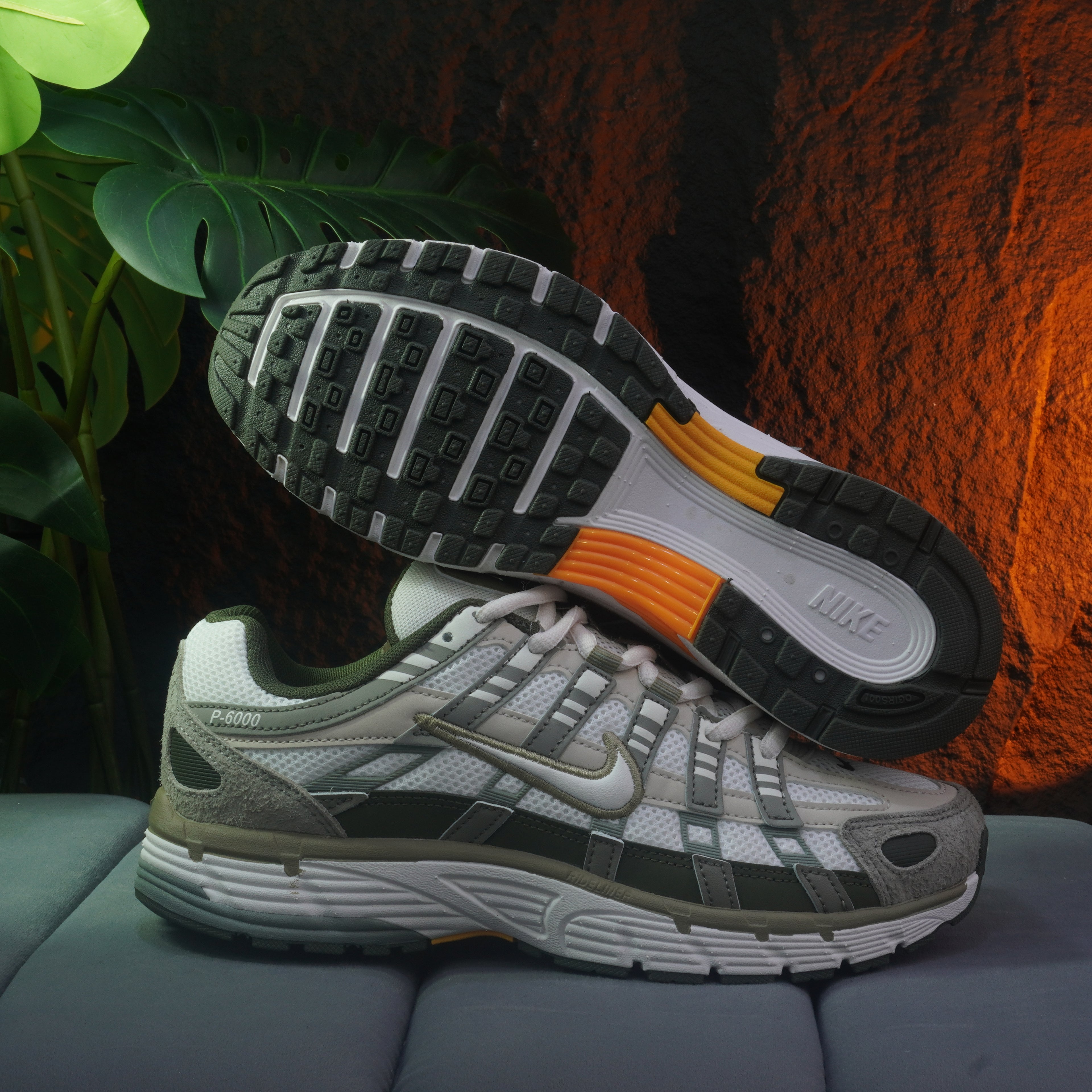 NIKE P-6000 CABALLERO VERDE BLANCO