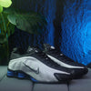 NIKE SHOX R4 CABALLERO NEGRO PLATEADO AZUL