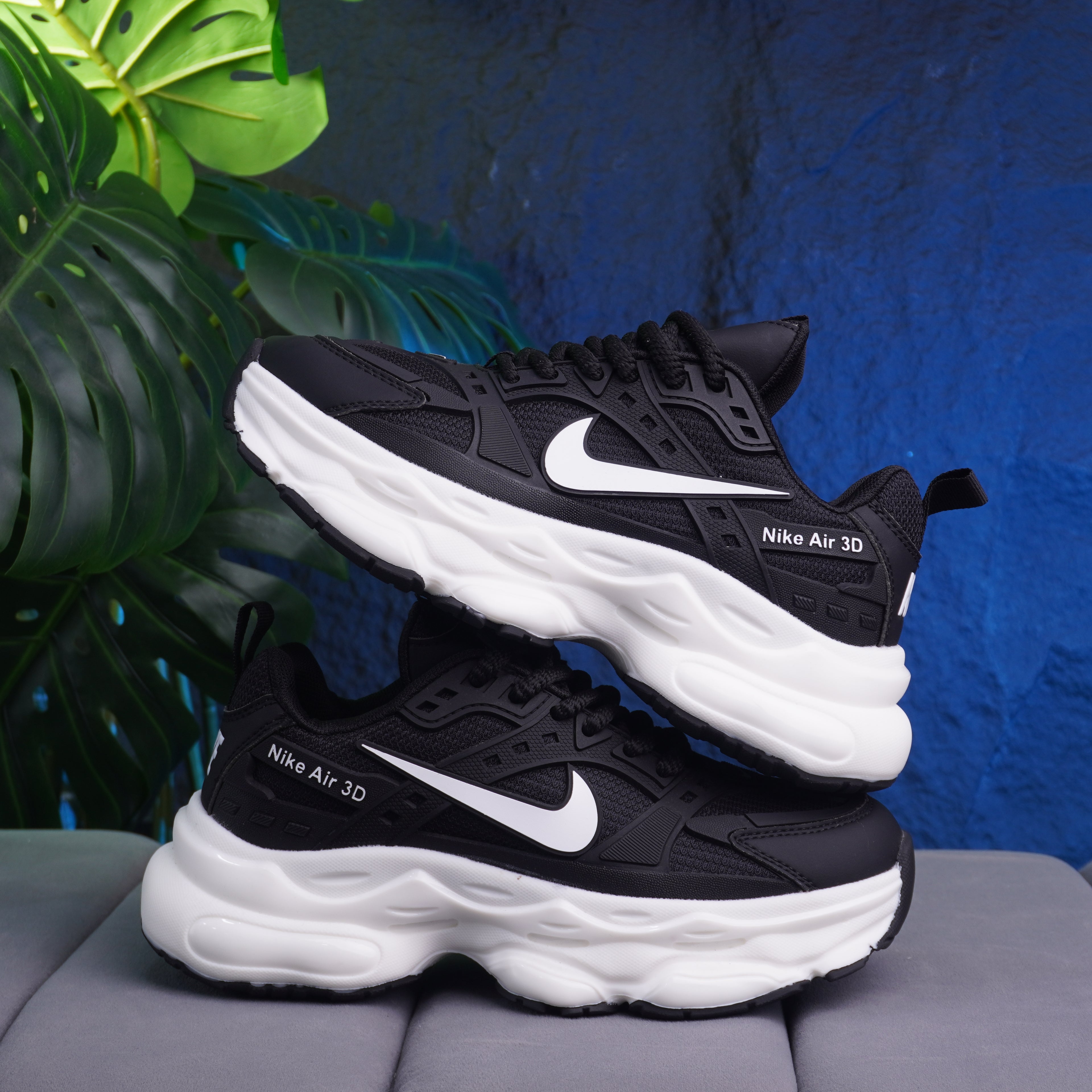 NIKE AIR 3D DAMA NEGRO BLANCO