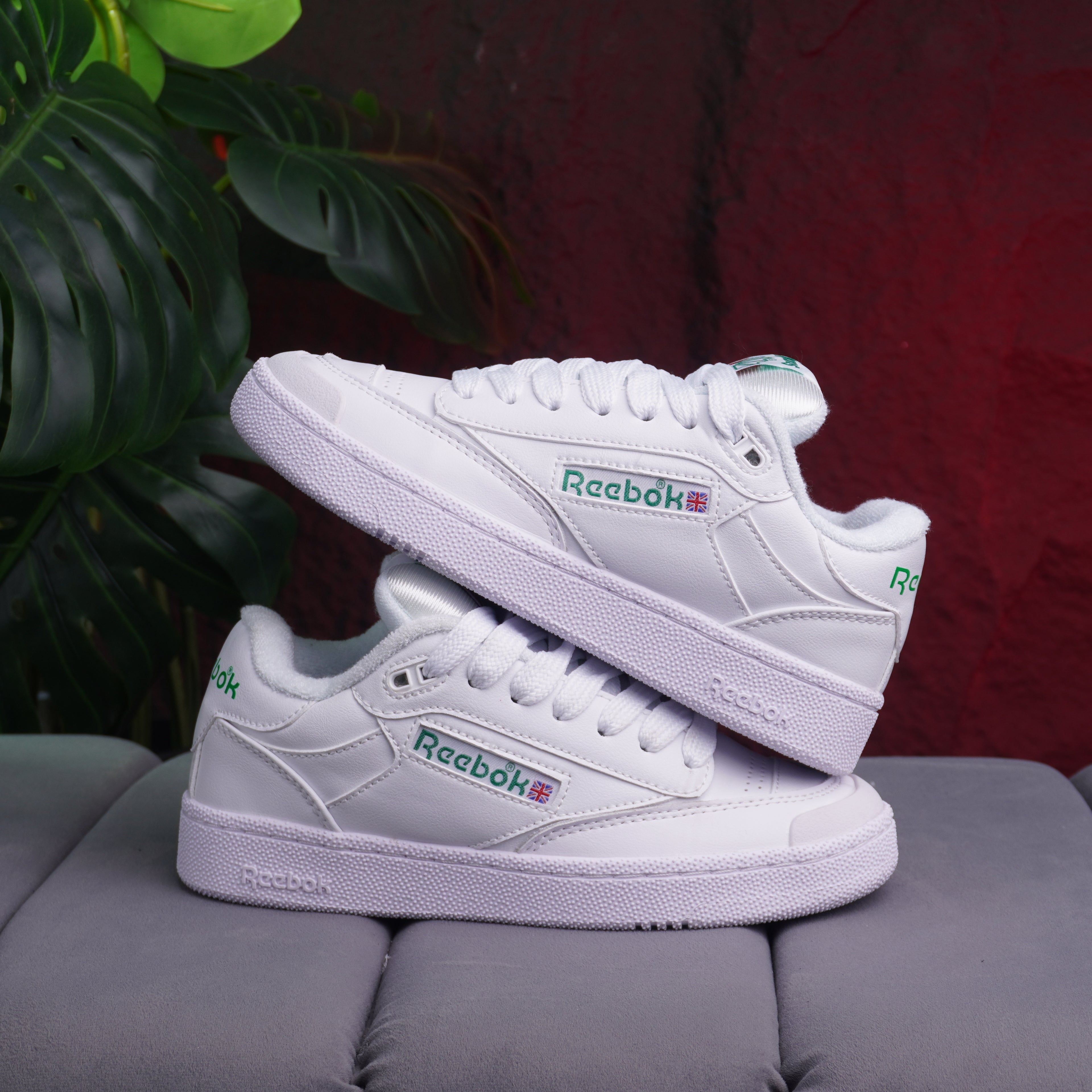 REEBOK CLUB C 85 CABALLERO BLANCO VERDE