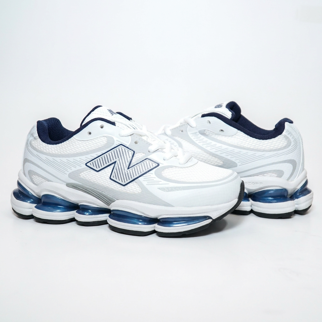 NEW BALANCE 2000 DAMA BLANCO AZUL