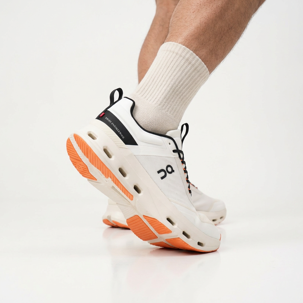 ON CLOUD NOVA CABALLERO BEIGE NARANJA NEGRO