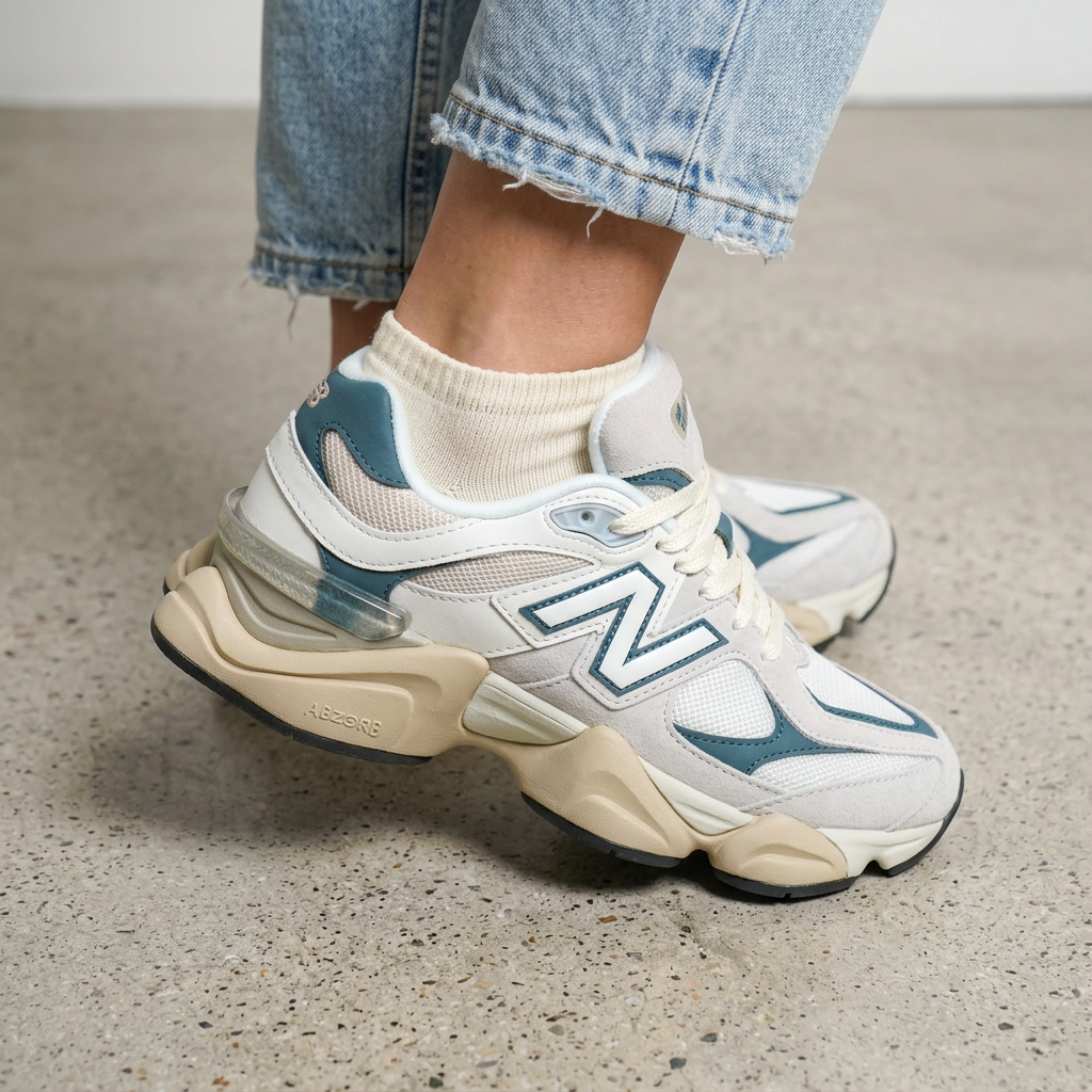 NEW BALANCE 9060 DAMA BEIGE AZUL