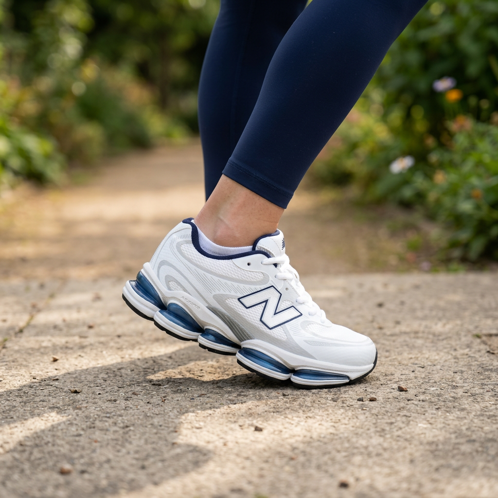 NEW BALANCE 2000 DAMA BLANCO AZUL
