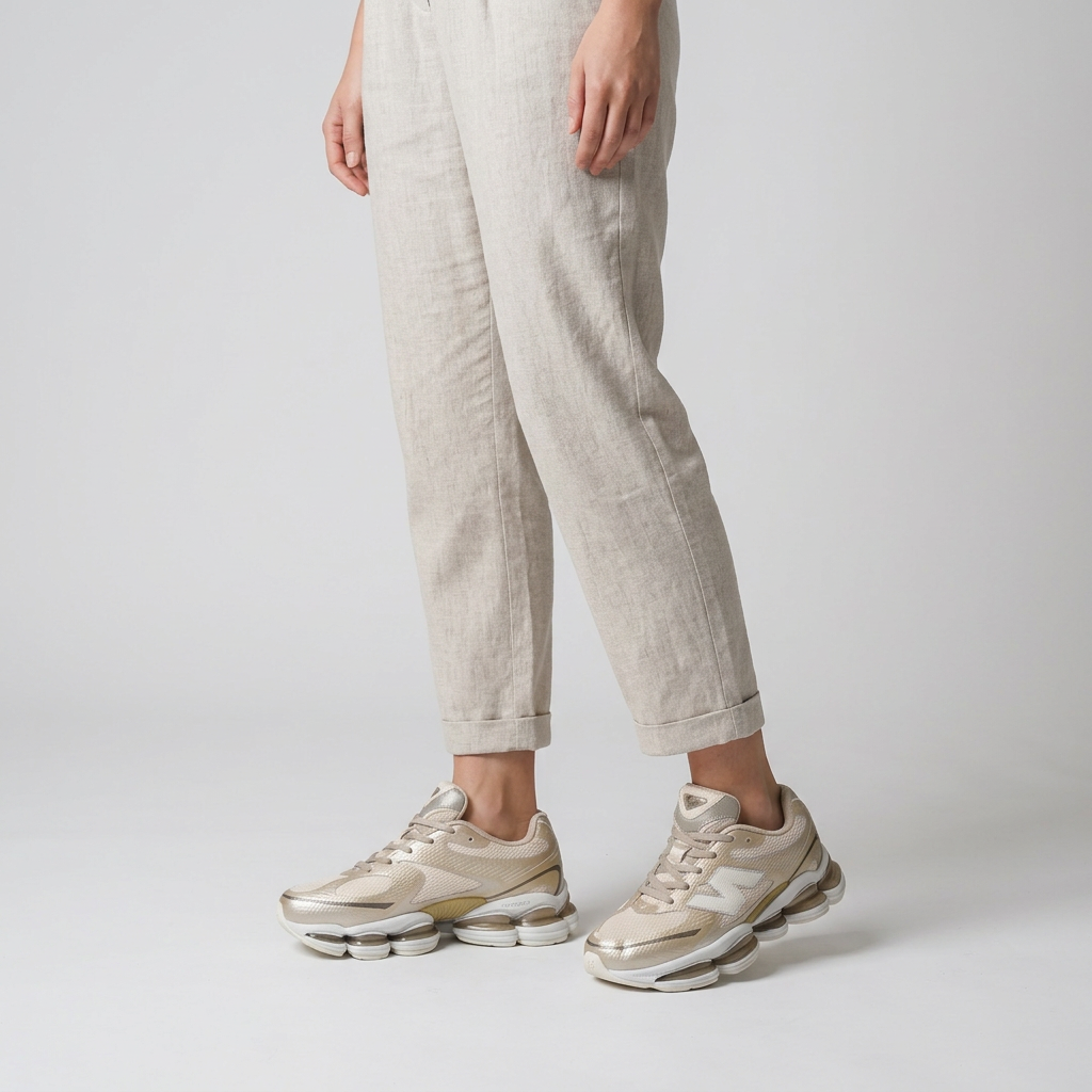 NEW BALANCE 2000 DAMA DORADO BLANCO