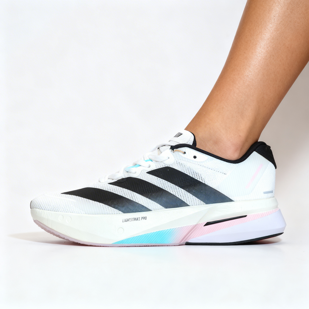 ADIDAS ADIZERO BOSTON BLANCO ROSADO DAMA